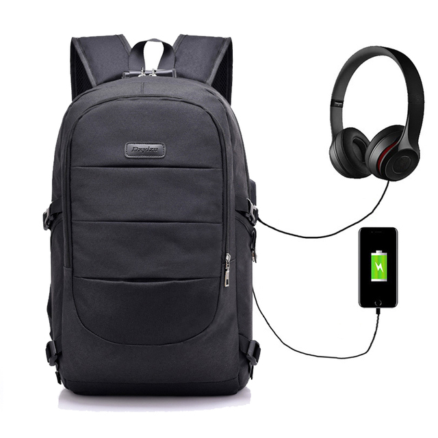 Travel Durable Business Antitheft Bagpack 15.6 Inches Laptop Password Lock Smart USB Charging Anti Theft Back Pack With Lock