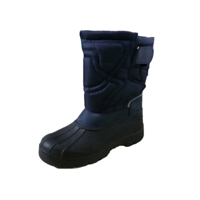 Saque de aço para proteção de temperatura, diretamente da fábrica, placa de dedão de aço, várias botas de segurança usadas, azul marinho, c3303