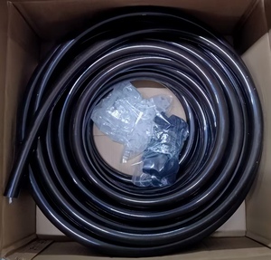 Tubo de Silicona LED RGBW Negro de 24 V, 360 RGBW, Flexible, Direccionable, para Discotecas y Clubes Musicales - Product Image 1