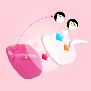 Coussinets de soin <span class=keywords><strong>pour</strong></span> l'avant-pied en mousse à mémoire de forme, à pression dispersive, adaptés à la forme des <span class=keywords><strong>pieds</strong></span>, <span class=keywords><strong>pour</strong></span> chaussures à talons hauts - Product Image 4