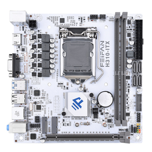 لوحة أم جديدة بيضاء hga1151 تدعم إنتل I7 I5 I3 I3 x v2 NVME WiFi H310 للألعاب المكتبية - Product Image 2