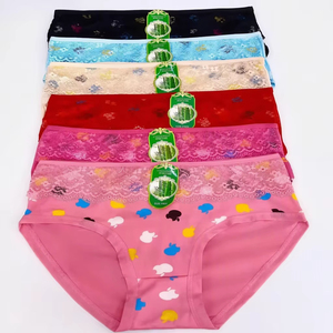 Tangas de encaje para mujer, de talle bajo, sexys, de color liso, bragas de mezcla aleatoria, ropa interior de fábrica china. - Product Image 5