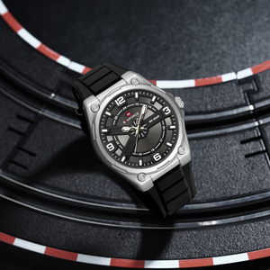 Orologio al Quarzo NAVIFORCE 9260 da Uomo, Stile Urbano e Trendy, Cinturino in Silicone, Impermeabile, Lancette Luminose, Sportivo e Cool, Idea Regalo Maschile - Product Image 3