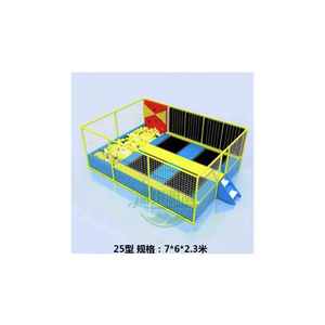 Parc de trampolines intérieur avec filet de sécurité, équipement de jeux souples pour enfants et adultes, lit de saut souple pour parc d'attractions - Product Image 2