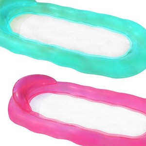 Colchoneta Flotante para Piscina, 160x90 cm, Verde Perla, Inflable, para Relajarse en el Agua - Product Image 2