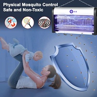 Lampe anti-moustiques électrique JZ OEM 20W à LED UV, en ABS écologique, tue-insectes solide et efficace