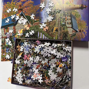 <span class=keywords><strong>Puzzle</strong></span> personnalisé à <span class=keywords><strong>prix</strong></span> d'usine, dessin animé, 500/<span class=keywords><strong>1000</strong></span> <span class=keywords><strong>pièces</strong></span>, jeu éducatif en papier pour adultes, vernissage UV, impression couleur intégrale, boîte cadeau - Product Image 1