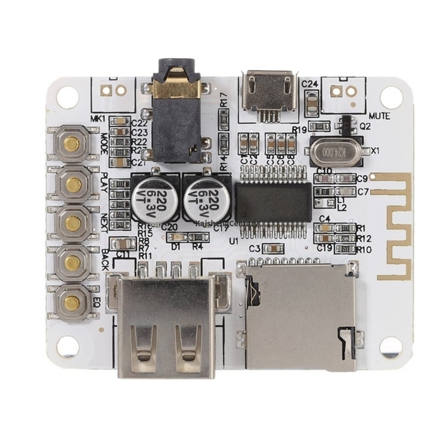 BT audio receiver module wireless module nondestructive car speaker amplifier and modified circuit board