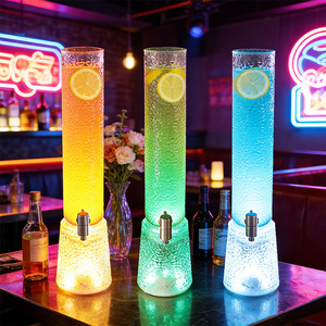 Distributeur de bière éclairé par LED, 3L, avec prise ronde, pour bar, fête, distributeurs de boissons - Product Image 1