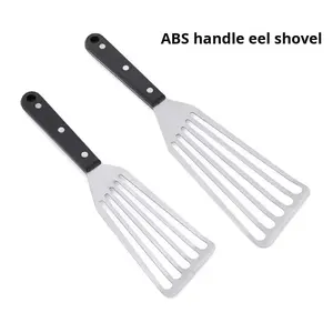 Spatola da <span class=keywords><strong>Cucina</strong></span> in Acciaio Inox con Manico in Legno per Bistecche, Teppanyaki, Frittura <span class=keywords><strong>e</strong></span> BBQ, <span class=keywords><strong>Cucina</strong></span> Giapponese - Product Image 2