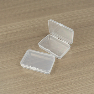 Transparent Plastic <b>Storage</b> <b>Box</b> Rectangle 7.5x5x1.5cm For Jewelry Hair Tie False Eyelash <b>Small</b> Parts Organizer - Product Image 2