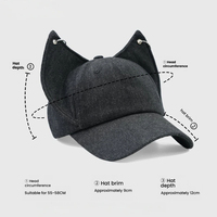 Gorra de Béisbol Estilo Y2K con Diseño de Dóberman, Personalizada, Estilo Urbano, para Hombres y Mujeres, Uso Diario al Aire Libre, Producción en Lotes Pequeños