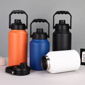 Bouteille d'<span class=keywords><strong>eau</strong></span> en métal thermique personnalisée de 2 litres en acier inoxydable pour le camping par sublimation - Product Image 3