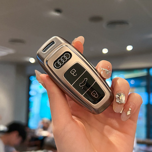 Bán buôn Hot Phong Cách TPU Car Key trường hợp bảo vệ bìa cho Audi A3 A4 B6 B7 B8 A6 C5 C6 Q3 Q7 TT 8L 8V S3 - Product Image 4