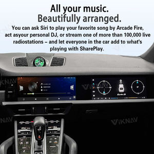 Radio Multimedia para Auto Android de Doble Pantalla de 12.3 Pulgadas para Porsche Cayenne 2018-2023, CarPlay, GPS, Navegación, Pantalla Táctil, Unidad Principal - Product Image 3