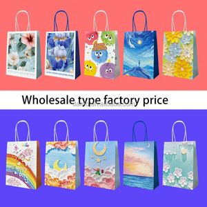 Eco Friendly Luxury Special Paper Bags for Boutique Bottles Wholesale Price Unique Perfume Valentine Paper Bag for Lipstick - Product Image 6