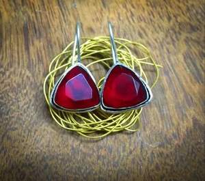 Pendientes de Plata Oxidada al por Mayor |   Joyería Antigua Bohemia India |   Proveedor de Pendientes de Moda Hechos a Mano para Mujer - Product Image 1