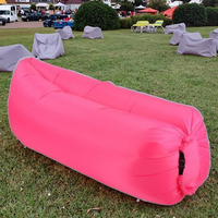 Canapé-lit gonflable portable 2026 en polyester 210T imperméable, design moderne en forme de momie, gonflage rapide pour le camping