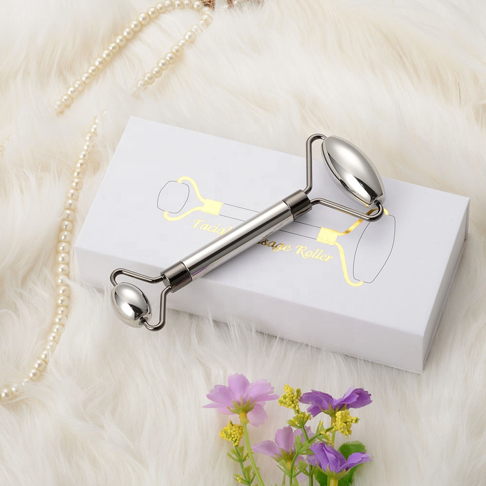 Охлаждающий мини-массажер для лица, розовый, электрический, зеленый, вибрирующий, оптовая продажа, нефритовый массажер для лица, Нефритовый ролик для массажа лица