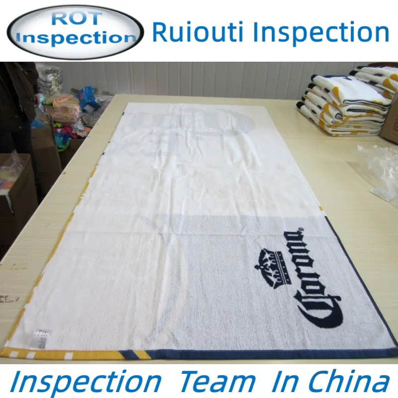 उत्पाद निरीक्षण सेवा Zhejiang गुणवत्ता नियंत्रण एजेंटों तौलिया नमूने निरीक्षण हेबै में आन्यांग