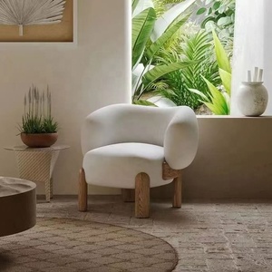 GEDO di lusso a mano a maglia poltrona in pelle divano per giardino Patio camera da letto all'aperto uso alberghiero - Product Image 2