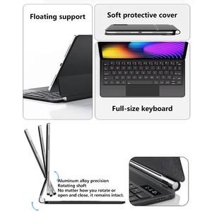 Teclado Mágico Premium para iPad 11.ª Generación A16, Fijación Magnética con Panel Táctil Integrado, Accesorio Multifuncional - Product Image 3