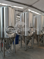 Fermenteur industriel 2000L, cuve de fermentation de bière, unité de fermentation isobare