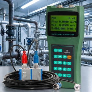 Handheld Ultrasonic Heat <b>Flow</b> <b>Meter</b> for HVAC Energy Saving Audit - Product Image 2