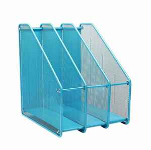 Desktop Organizer Metal Mesh <b>File</b> Wire 3-tiers Magazine Holder A4 <b>Paper</b> Metal <b>File</b> Holder - Product Image 2
