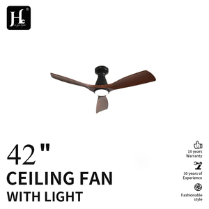 Ventilador de techo comercial de 52 pulgadas con luz LED, aspas de madera, control remoto, ventilador de techo LED con flujo de aire atmosférico y función de enfriamiento. - Product Image 2