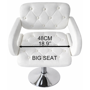 <span class=keywords><strong>Chaise</strong></span> TUQ <span class=keywords><strong>de</strong></span> qualité supérieure, en cuir PU, base en fer, siège large <span class=keywords><strong>de</strong></span> 48 cm, dossier haut <span class=keywords><strong>de</strong></span> 32 cm, tabouret <span class=keywords><strong>de</strong></span> bar, pour la maison, le <span class=keywords><strong>comptoir</strong></span> <span class=keywords><strong>de</strong></span> bar, la salle à manger en plein air - Product Image 5