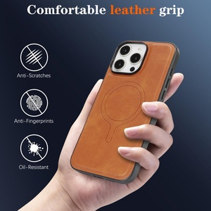 Funda Magnética Premium de Cuero PU D10 para iPhone 15 17 <span class=keywords><strong>Pro</strong></span> Max Samsung A56 S24 S25 <span class=keywords><strong>Plus</strong></span> Ultra Flip Fold Google <span class=keywords><strong>Pixel</strong></span> 10 <span class=keywords><strong>Pro</strong></span> - Product Image 1