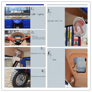 Chinese Manufacturer Electric Freight Tricycle Driver Compartment <b>Battery</b> <b>Operated</b> 3 Wheeler Motor Freight Tricycle - Product Image 6