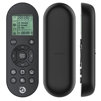 Télécommande universelle RF433 à code fixe en plastique ABS et silicone, 13 touches IR personnalisées, RCT2013, pour téléviseurs, appareils électroménagers, robots aspirateurs