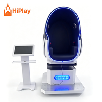 Simulateur de cinéma VR 9D Hiplay, chaise individuelle en acier inoxydable, équipement d'arcade de réalité virtuelle japonaise, manège de réalité virtuelle