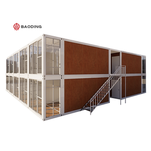 Nhà tạm thời Casa contenedor mô-đun ký túc xá nhà prefab lao động trại quý Stackable prefab bu lông phẳng gói container nhà - Product Image 4