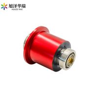 Asaze Rae OEM ODM L29 DIN 7/16 F/F 7.5GHz 50Ω Conector Coaxial Sellado KF40 con Brida para Vacío y Hermeticidad