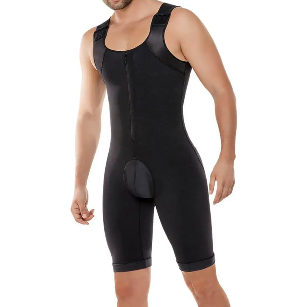 Mens संपीड़न स्लिमिंग Bodysuits बट चोर Shaperwear आरामदायक पेट बट लिफ्ट पूर्ण शरीर शेपर