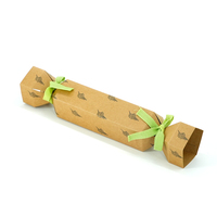 Caja de Regalo de Cartón con Forma de Caramelo Personalizada con Laminación Mate, Embalaje de Venta al por Menor Seguro para Alimentos para Dulces y Golosinas