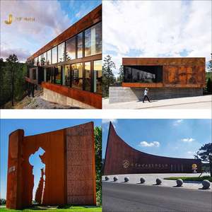 EX694 Biombos de Jardín Modernos Plegables de Acero Inoxidable con Corte Láser Perforado y Diseño Multifuncional - Product Image 6