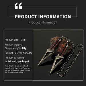 Llavero de Metal de 7 cm de Kuronami No Yaiba, Bastón de Ruyi, Jingu Bang, Valorant, Metal Astra, Skye, Killjoy, Yoru, Riot Games, Sage, Ring - Product Image 6