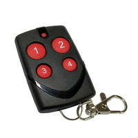 Télécommande de porte de garage automatique en plastique certifiée CE Champions AG199 433 MHz, duplicateur de clonage à code fixe, porte-clés à 4 boutons pour portail