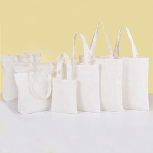 定制带徽标棉质手提袋 促销纯棉购物抽绳手提袋 带定制印刷徽标 - Product Image 5