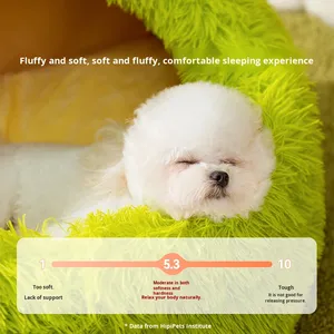 Wholesale OEM Self Warming Waterproof <strong>Non</strong> <strong>Slip</strong> Comfort Long Plush Pet <strong>Bed</strong> for <strong>Dogs</strong> Cats - Product Image 4