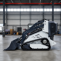 Livraison gratuite, prix bas, mini-chargeuse sur chenilles de 500 kg, Kubota Diesel CE EPA EURO5 pour ferme et jardin