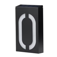 Lampe solaire LED pour numéro de maison, plaque de porte, éclairage d'adresse, idéale pour villa, hôtel, étanche IP65, éclairage extérieur de porche, logo lumineux.