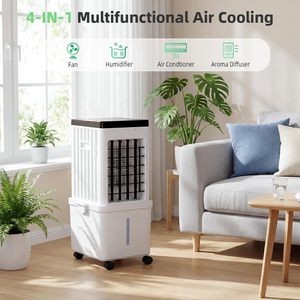 Refroidisseur d'air portable FODFINU, réservoir d'eau de 6,87 gallons, refroidisseur évaporatif 2500 CFM avec télécommande pour la maison et le bureau - Product Image 5