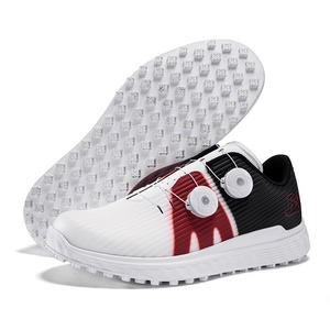 Zapatos de Golf Blancos con Detalles Morados, Suela de Goma, Unisex, Transpirables, Deportivos, para Primavera - Product Image 5