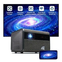 Hotack Vente à Chaud L015 LCD Haute Luminosité Smart Android Full HD Maison Proyector Portable LED WIFI Mini LCD Vidéo Projecteur 4K