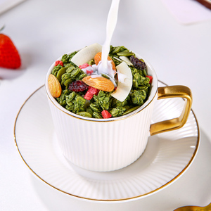 Cereal Horneado de Avellanas y Chocolate Negro, Desayuno para Adultos, Fitness, Frutos Secos, <span class=keywords><strong>Avena</strong></span>, Snack Instantáneo, Mezcla Lista para Comer, Comida Rápida - Product Image 5